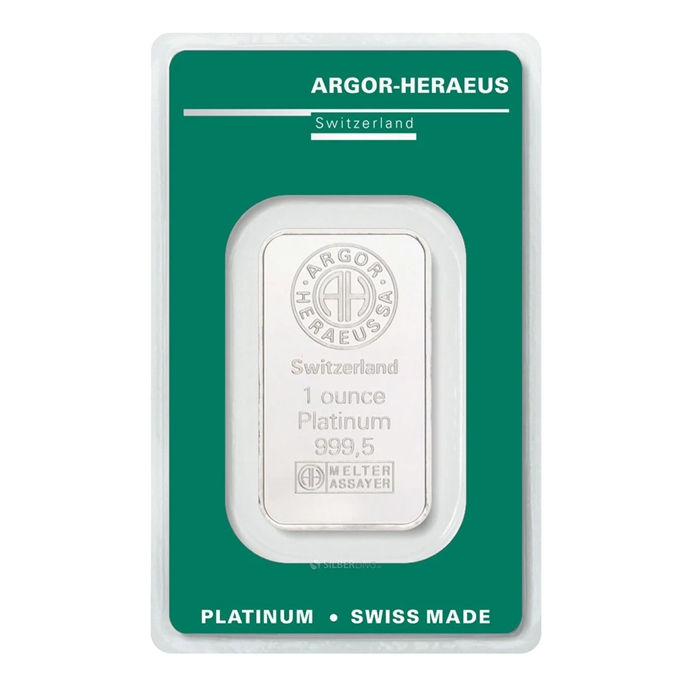 1 uncja Sztabka platyny niesortowana - wysyłka 24 h! - Mennica Skarbowa