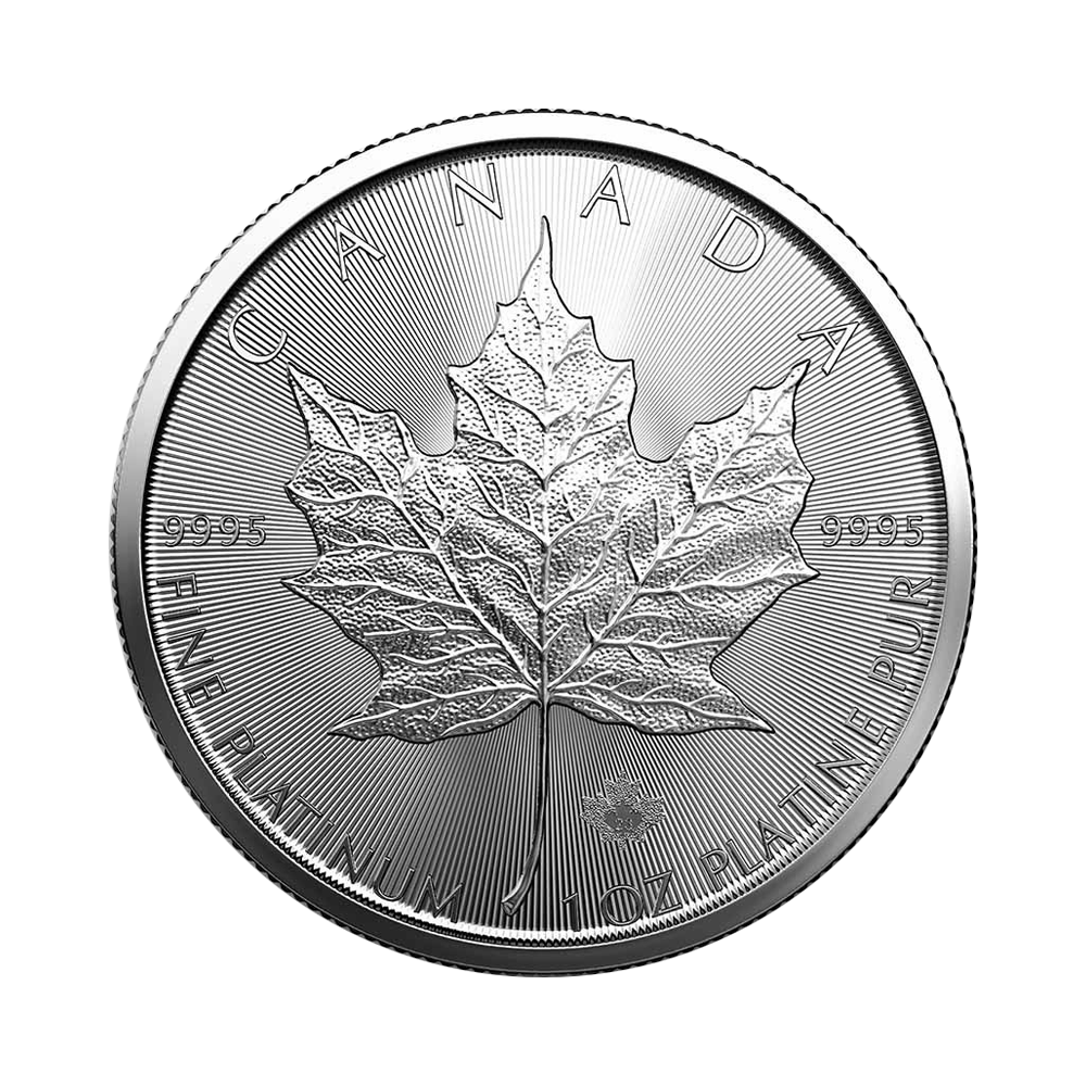 Platynowa moneta Kanadyjski Liść Klonowy 1 uncja platyny - wysyłka 24 h! - Mennica Skarbowa