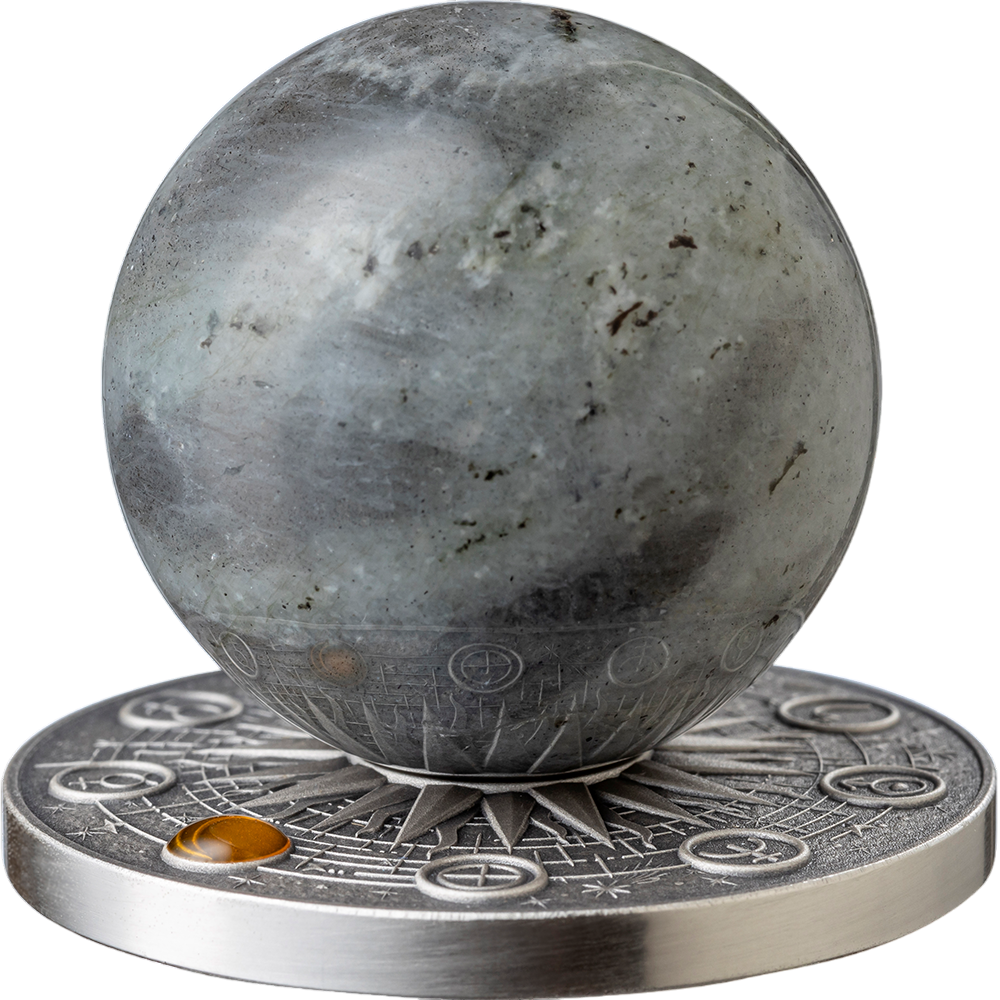 Srebrna moneta Układ słoneczny: Księżyc 2025 2 uncje - wysyłka 24 h! - Mennica Skarbowa