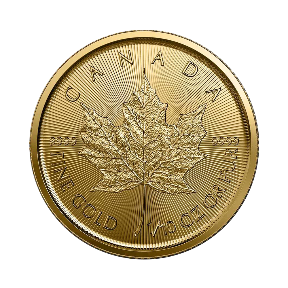 Złota moneta Kanadyjski Liść Klonowy 1/10 uncji - wysyłka 24 h! - Mennica Skarbowa