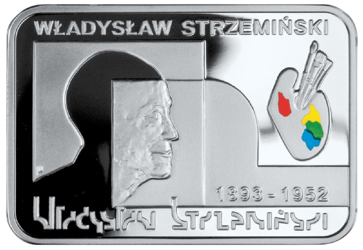Srebrna moneta Polscy malarze XIX / XX wieku: Władysław Strzemiński - wysyłka 24 h! - Mennica Skarbowa