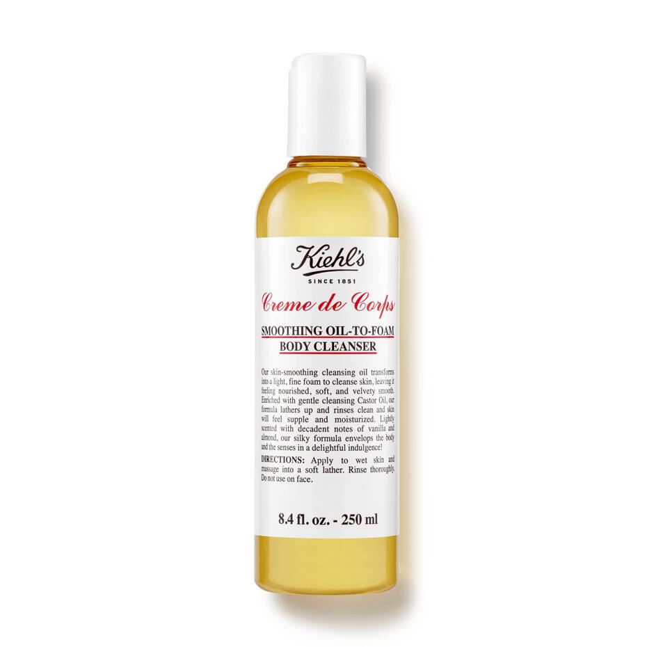 Kiehl's Creme de Corps Smoothing Oil-to-Foam Body Cleanser - Wygładzający olejek do mycia ciała 250 ml Butelka