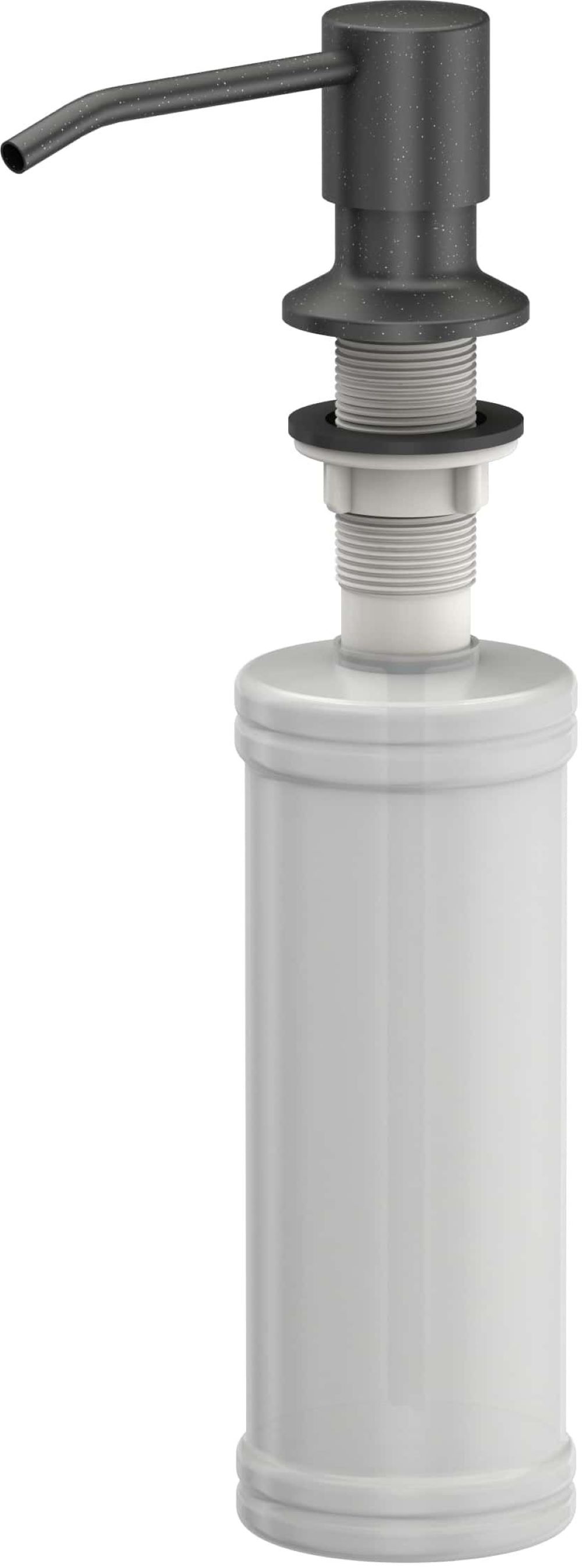 Quadron Keira dozownik do płynu 320 ml blatowy black dotted MFS1001BL - Wysyłka w 24h