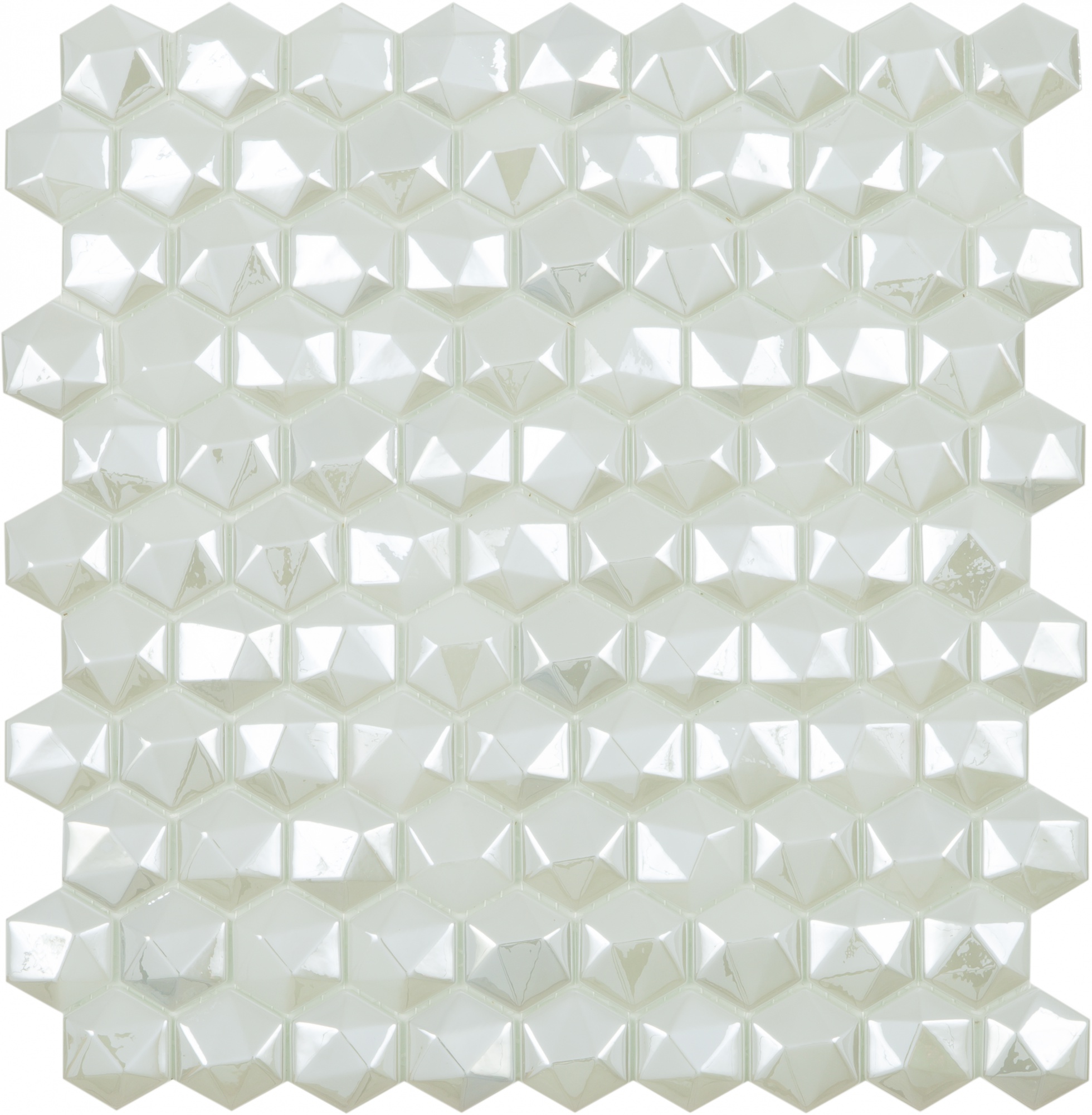 Vidrepur Mozaika Diamond White STR 350/D mozaika ścienna 31,7x30,12 cm
