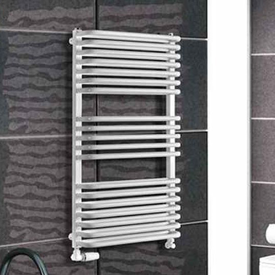 Luxrad Salto Max grzejnik łazienkowy dekoracyjny 60x53 cm biały SAM060005309003