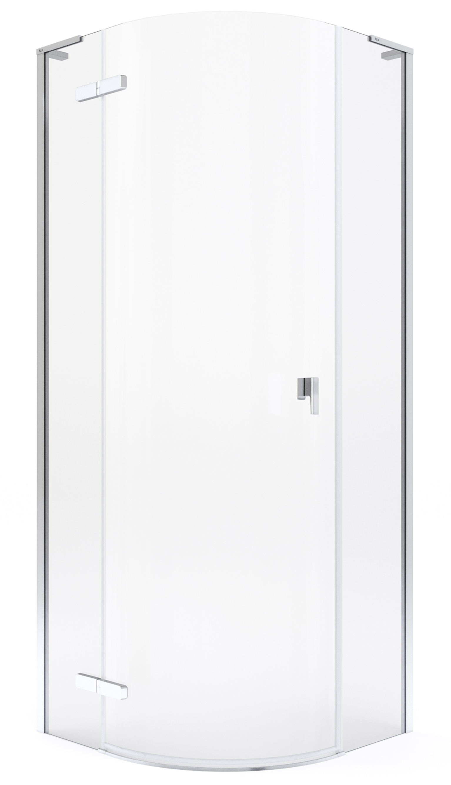 Roca Metropolis-N kabina prysznicowa 90x90 cm półokrągła chrom połysk/szkło przezroczyste AMP1009012M