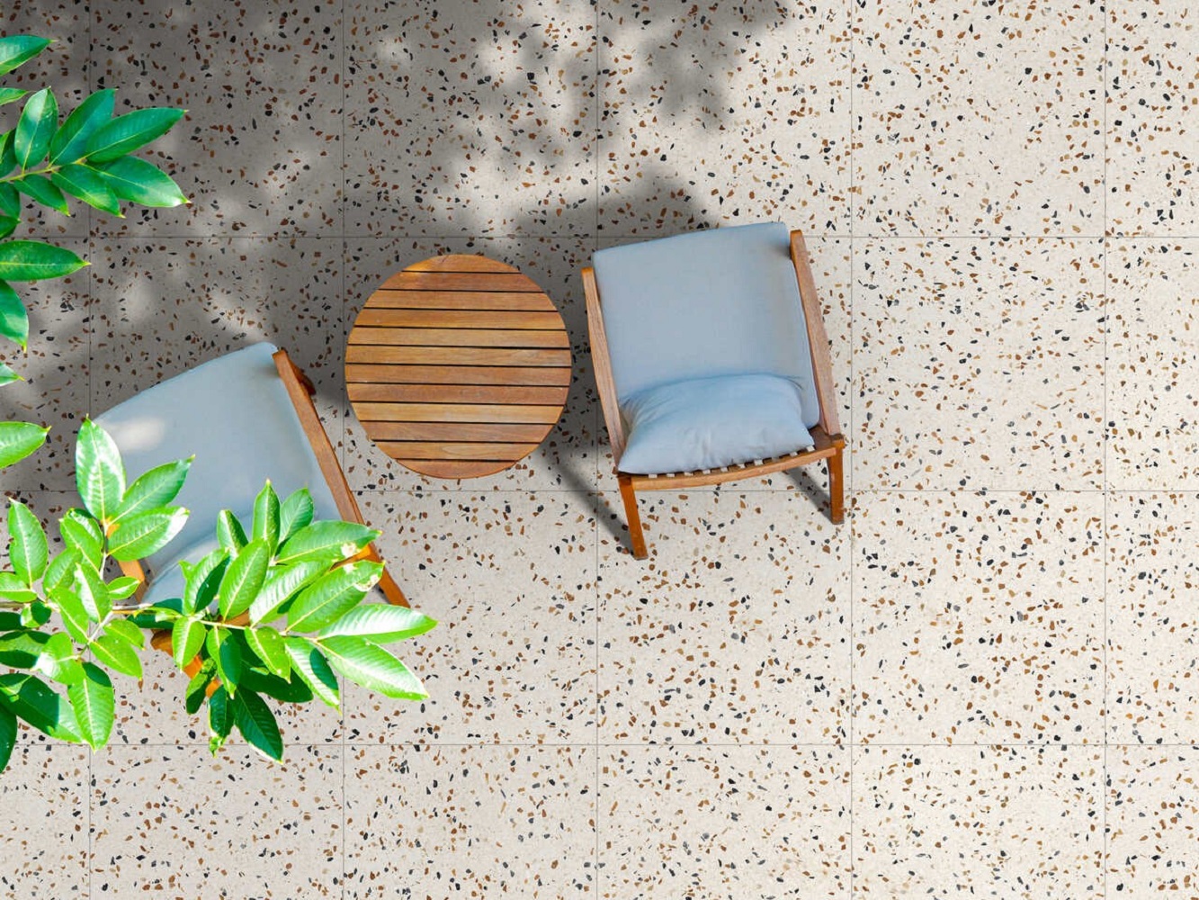 Mediterranea Terrazzo płytka ścienno-podłogowa 60x60 cm beżowa-mix kolorów