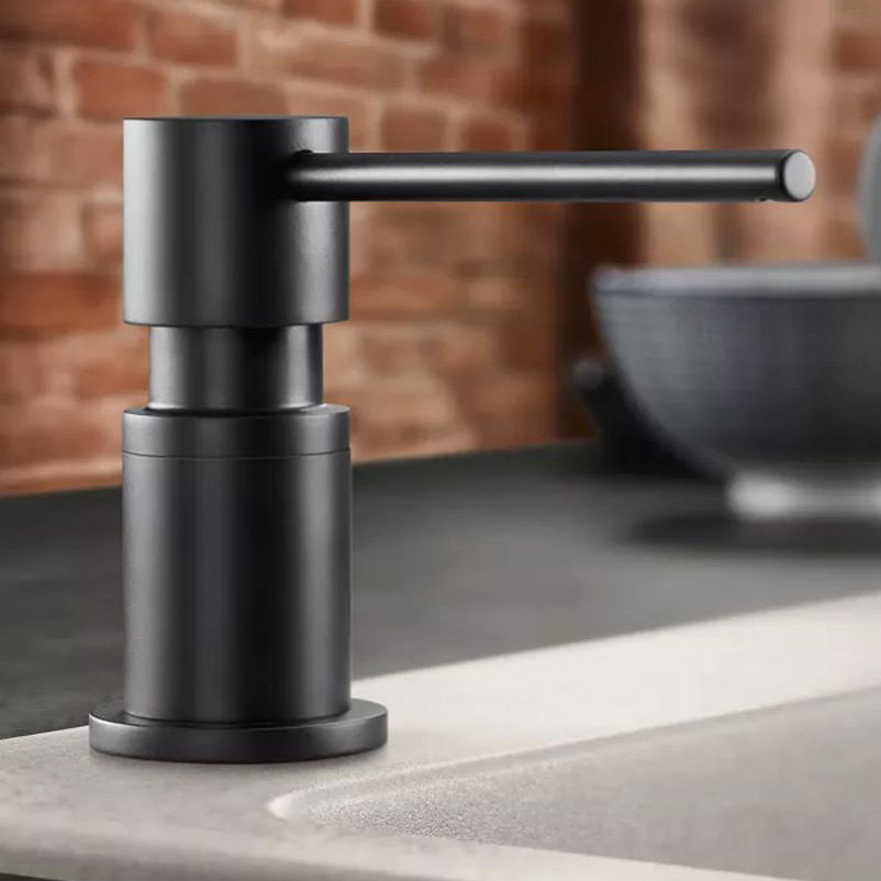 Blanco Lato dozownik do płynu 300 ml blatowy czarny mat 525789 - Wysyłka w 24h