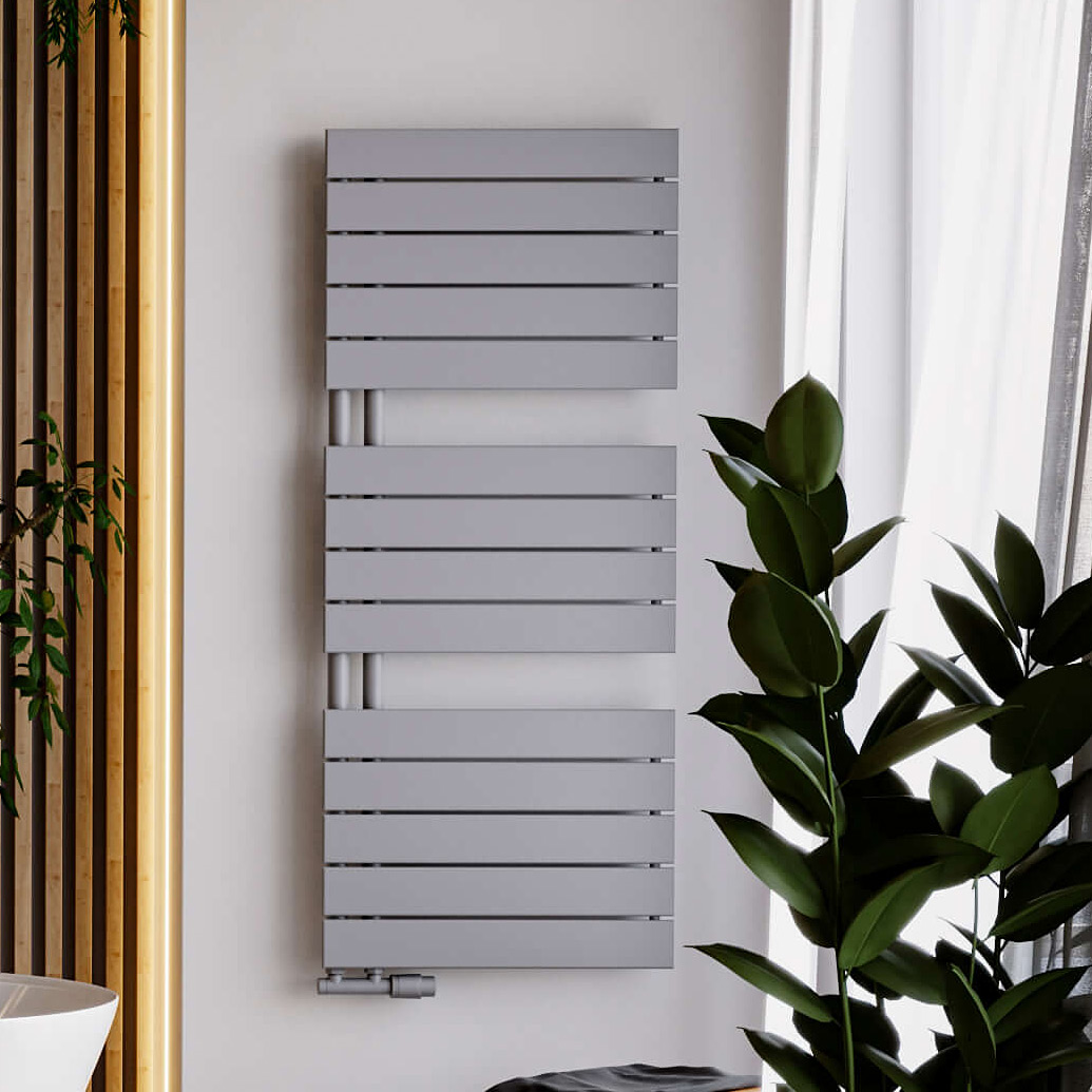 Luxrad Atakama grzejnik łazienkowy dekoracyjny 119,5x50 cm czarny ATA11950500S040