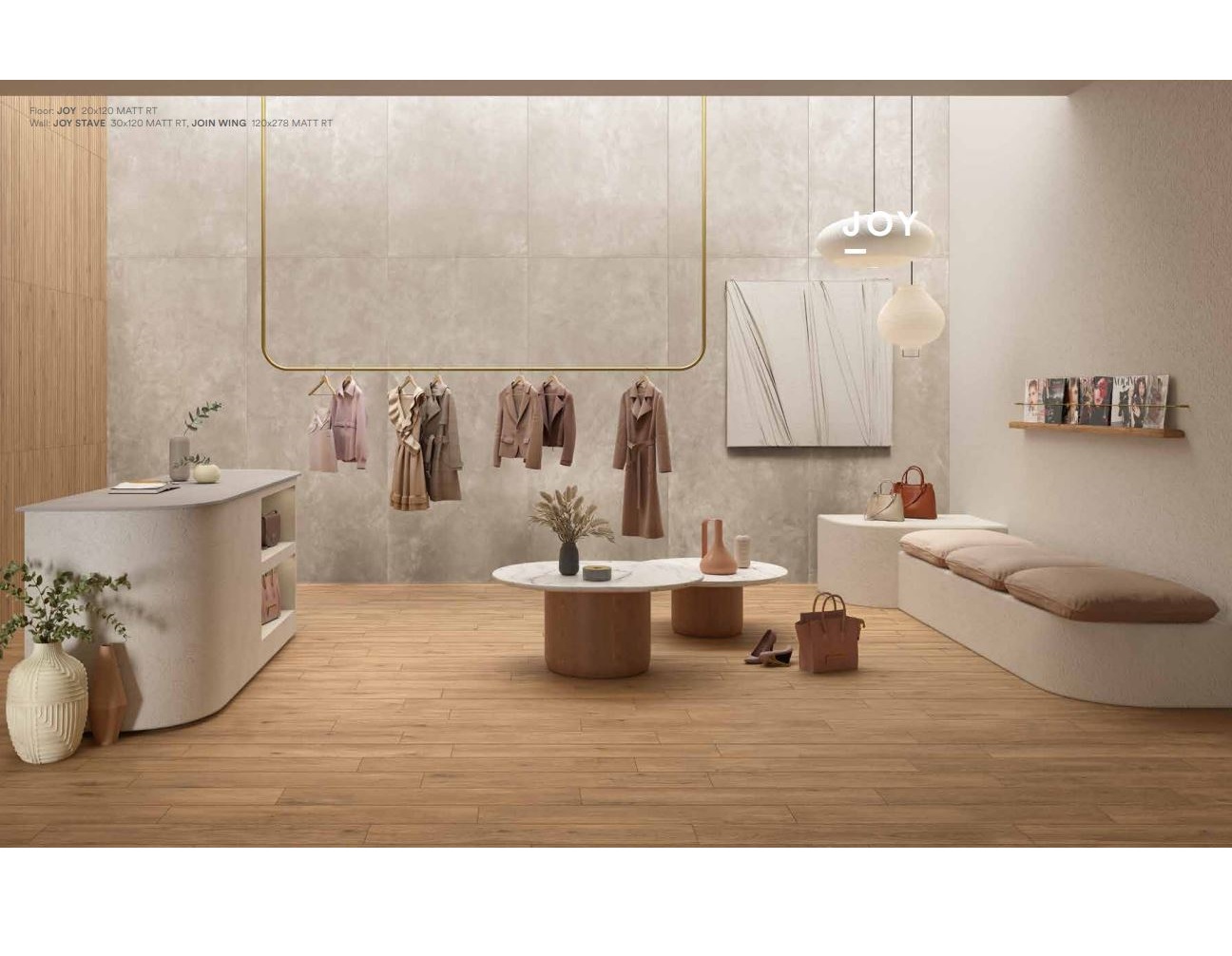 Caesar Cocoon Joy płytka deska ścienno-podłogowa 120x20 cm beżowa
