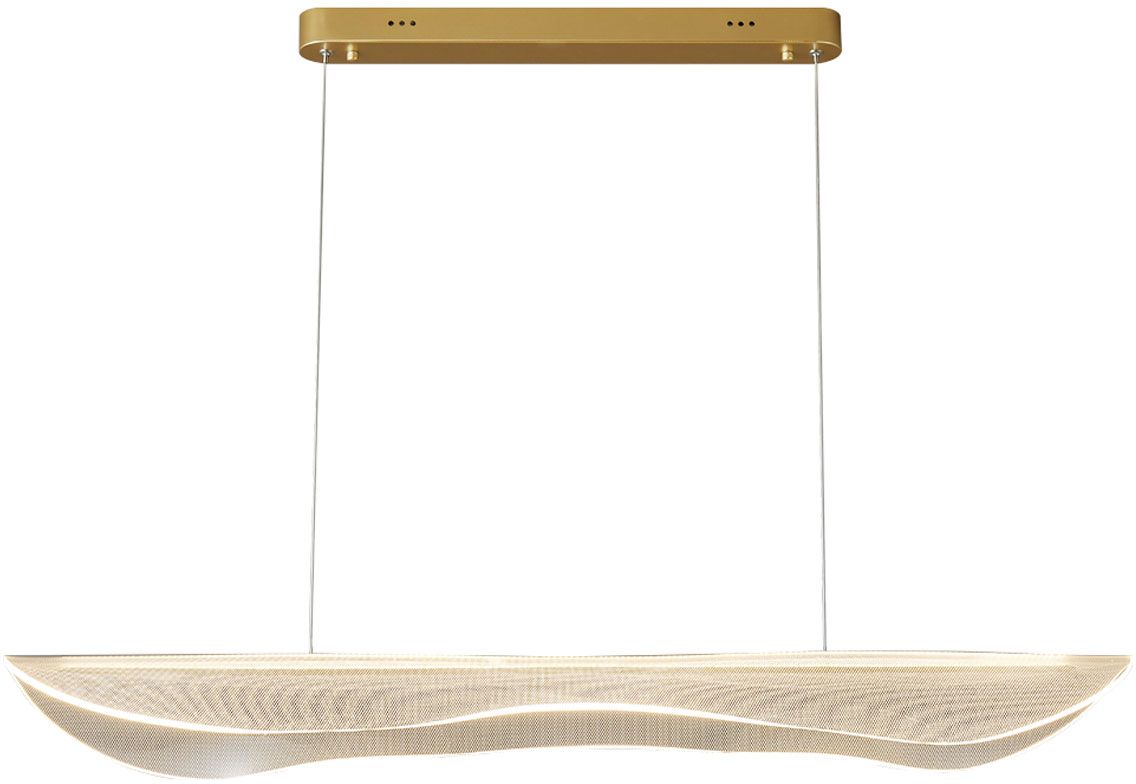 Altavola Design Cortina lampa wisząca 1x35W złoty/przezroczysty LA103/P_100_gold - Wysyłka w 24h