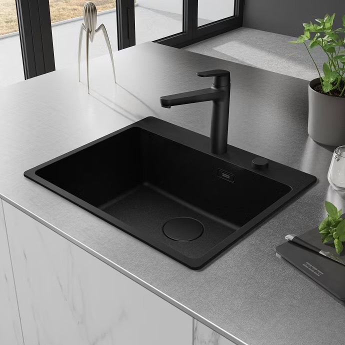 Franke Maris MRG 610-54 FTL zlewozmywak 59x50 cm Fragranite czarny mat 114.0693.579