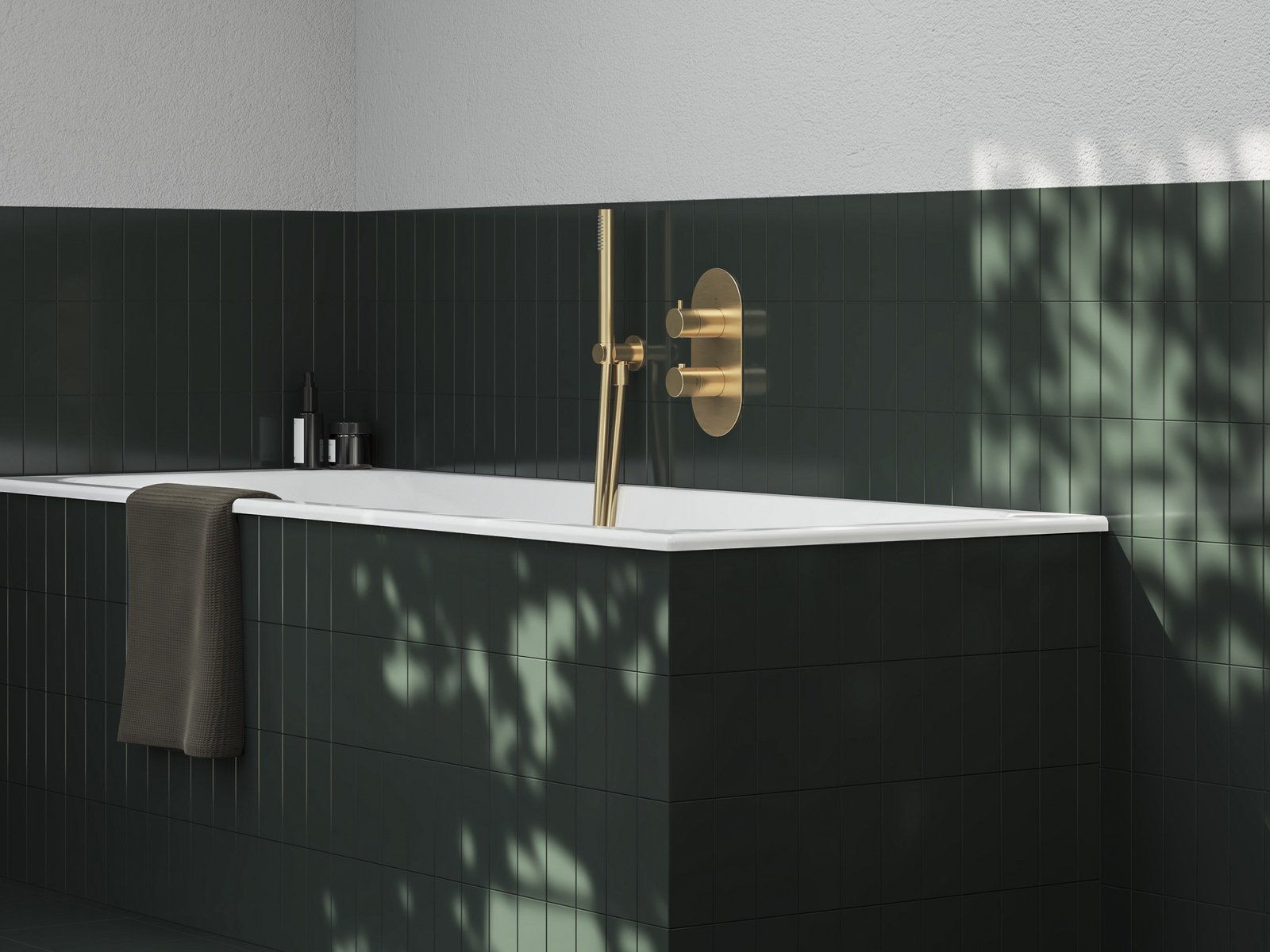 Ravak Espirit bateria wannowo-prysznicowa podtynkowa z termostatem złota X070610