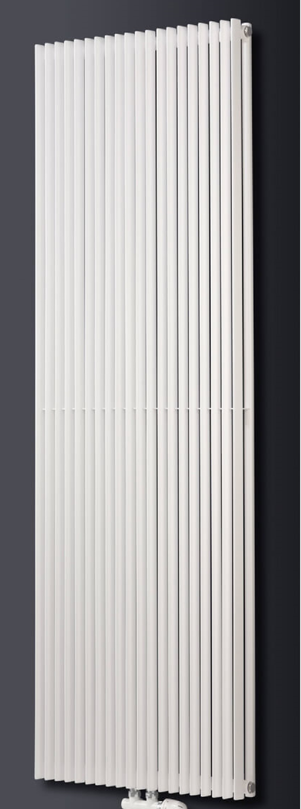 Luxrad Aurora Podwójna grzejnik dekoracyjny 200x60 cm podłączenie dolne biały AURP20006009003ZDC