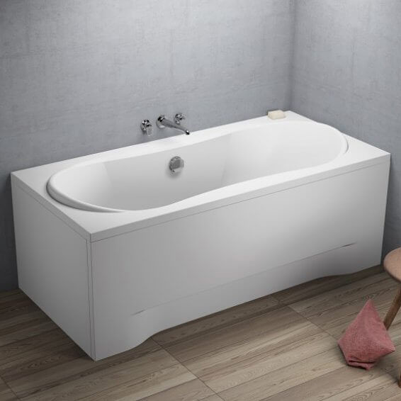 Polimat Long wanna prostokątna 180x80 cm biała 00429