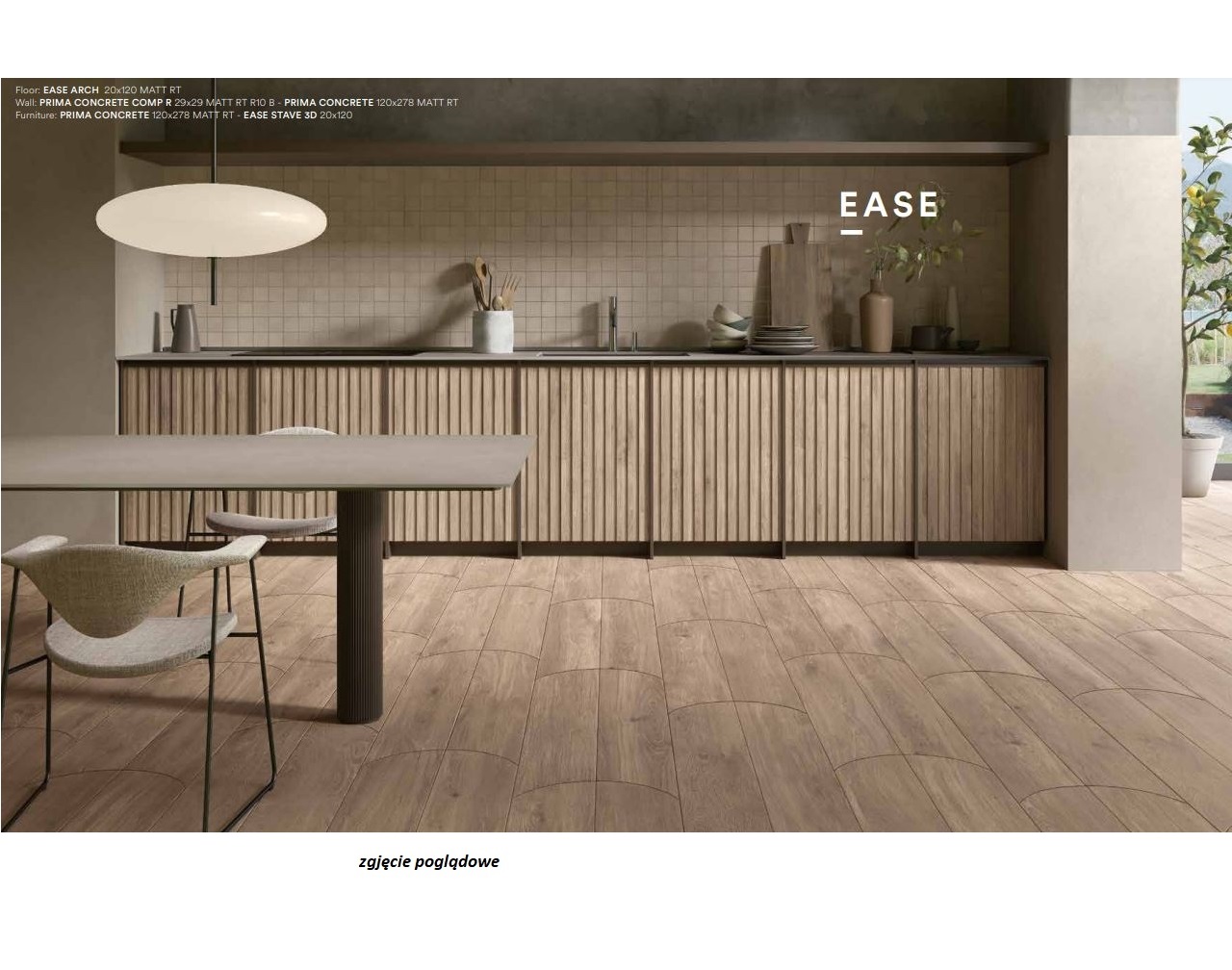 Caesar Cocoon Ease płytka deska ścienno-podłogowa 120x20 cm beżow-brązowa