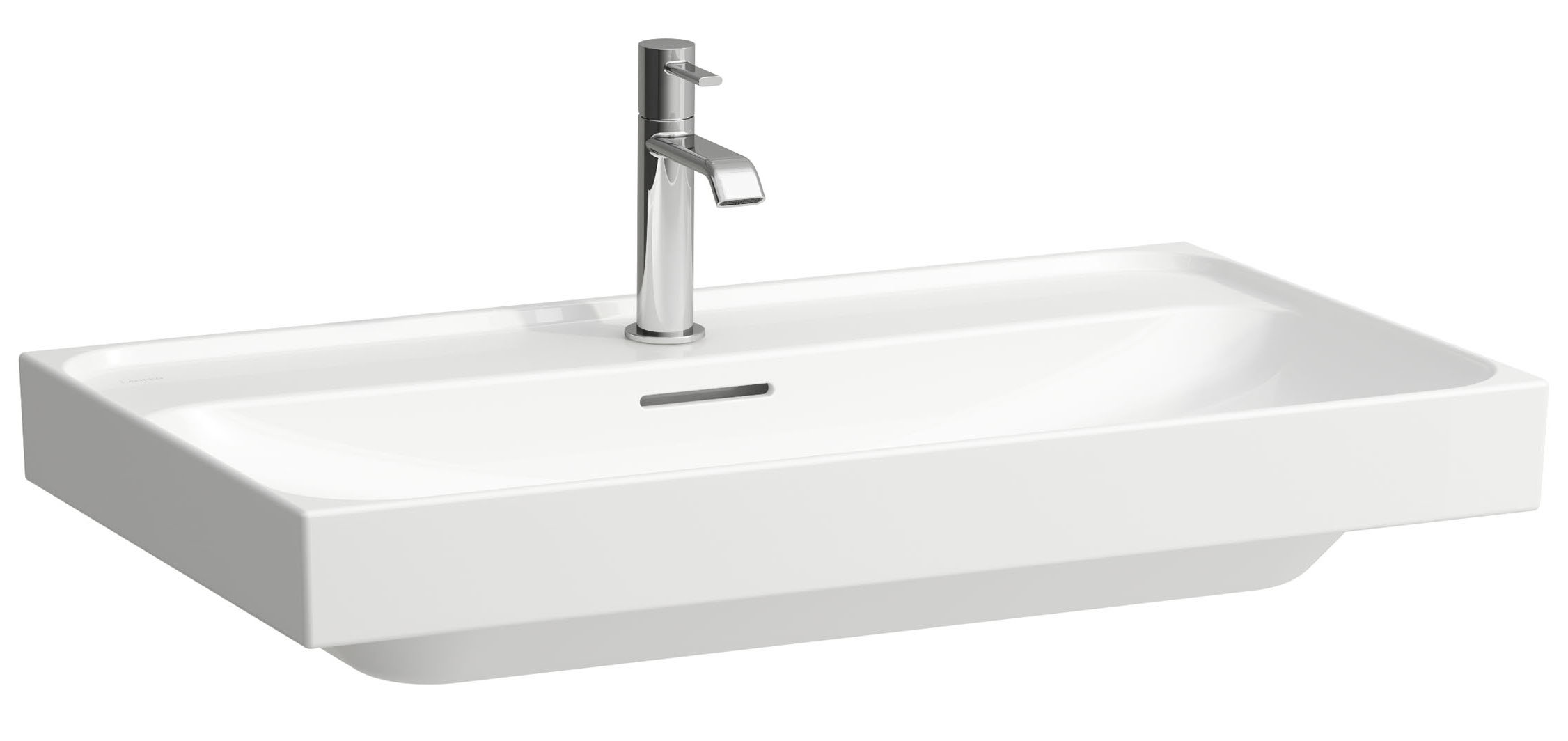 Laufen Meda umywalka 80x46 cm prostokątna ścienna biała H8161177571041