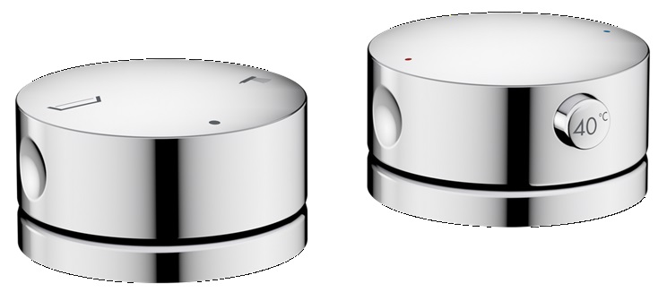 Axor One bateria wannowo-prysznicowa nawannowa z termostatem chrom 48470000