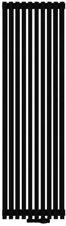 Radox Vertica Uno grzejnik pokojowy 190x44,5 cm podłączenie dolne czarny RX-VRD.002T.1900.445