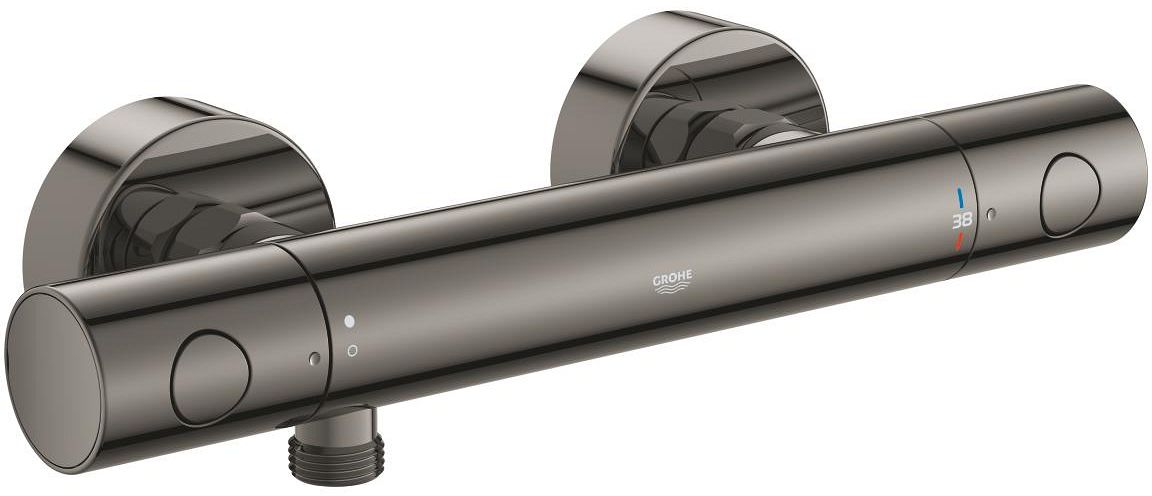Grohe Grohtherm 800 bateria prysznicowa ścienna z termostatem Hard Graphite 34765A00