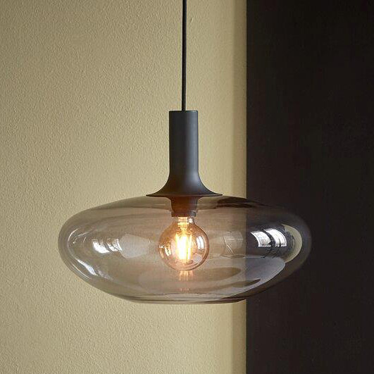 Nordlux Alton lampa wisząca 1x60 W czarna-przydymiona 48973047 - Wysyłka w 24h