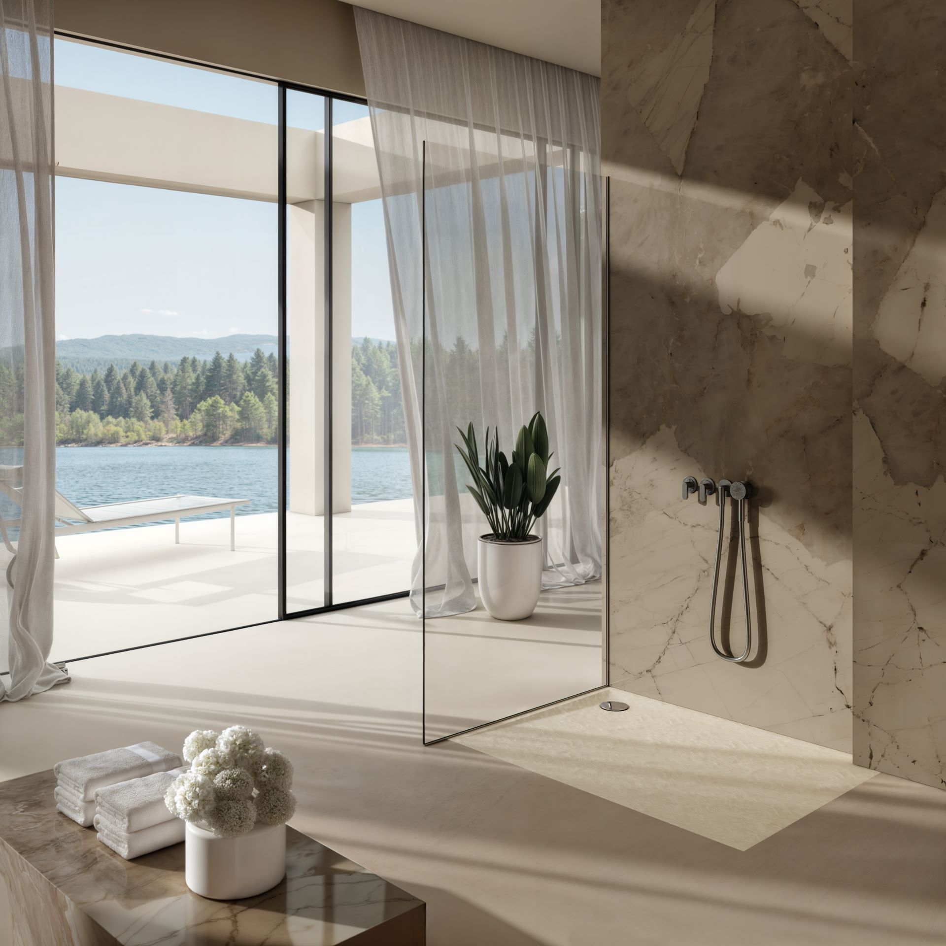 Schedline Libra Cashmere Stone brodzik prostokątny 110x90 cm beżowy 3SP.L1P-90110/PK/ST