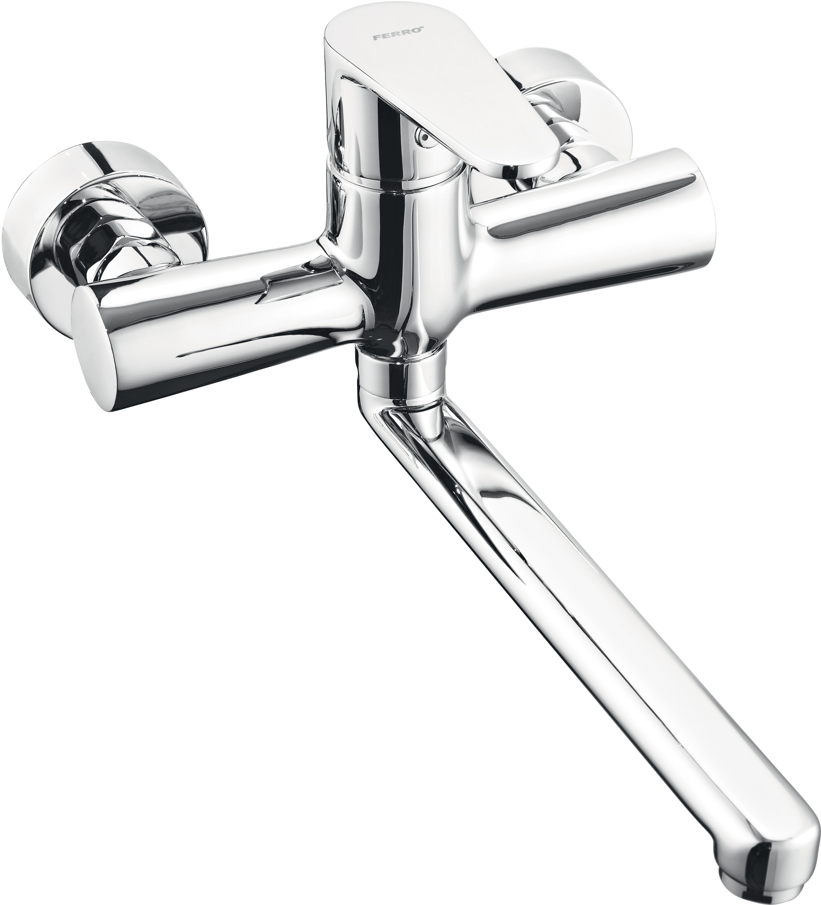 Ferro Algeo bateria kuchenna ścienna chrom BAG5 - Wysyłka w 24h