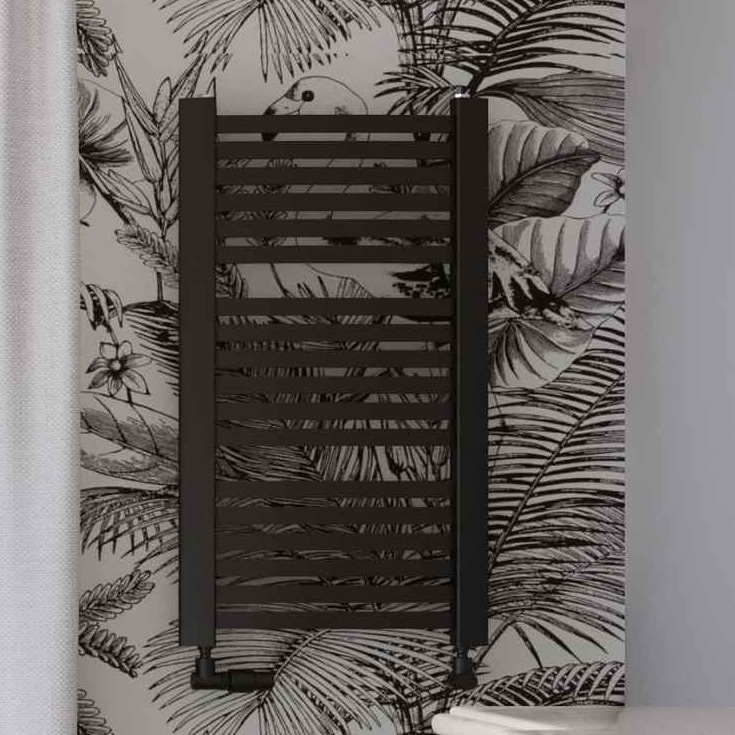 Luxrad Kastor grzejnik łazienkowy dekoracyjny 94,5x58 cm grafit KAS09450580S007