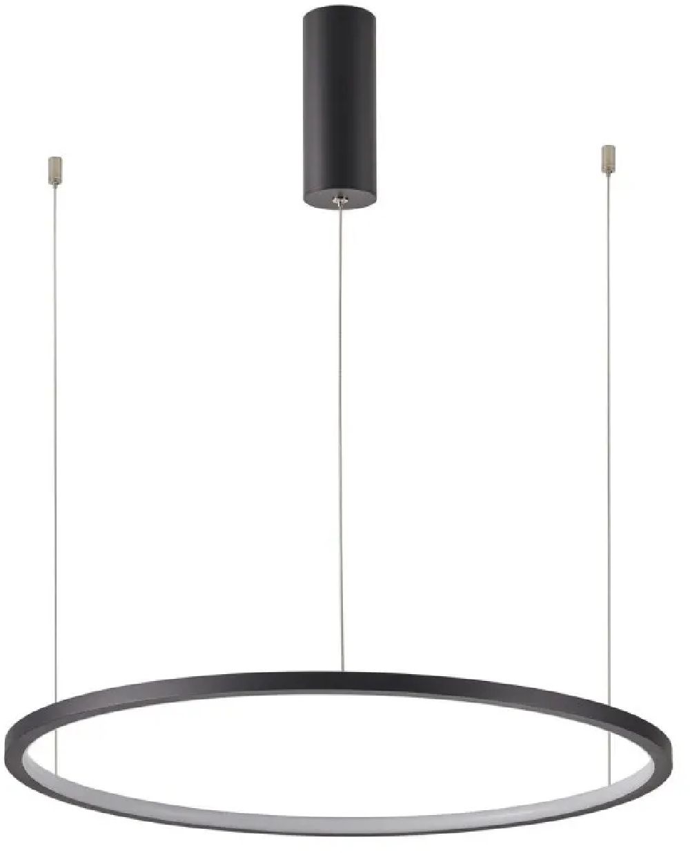 Italux Vinola lampa wisząca 1x58 W czarna PND-56135B-100RPP-BK-3KS4K-TRDIMM