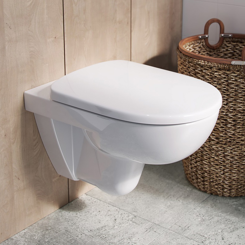 Geberit Selnova zestaw miska WC wisząca Rimfree z deską sedesową wolnoopadającą biały 501.751.00.1 - Wysyłka w 24h