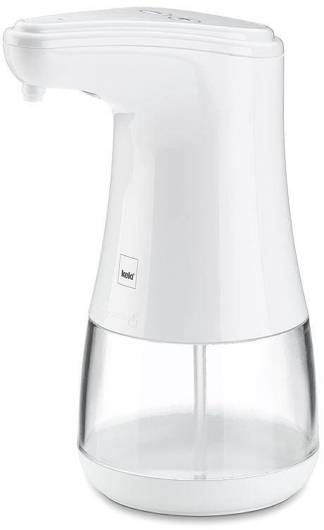 Kela Aurie dozownik płynu dezynfekcyjnego elektroniczny 360 ml stojący biały 24510 - Wysyłka w 24h
