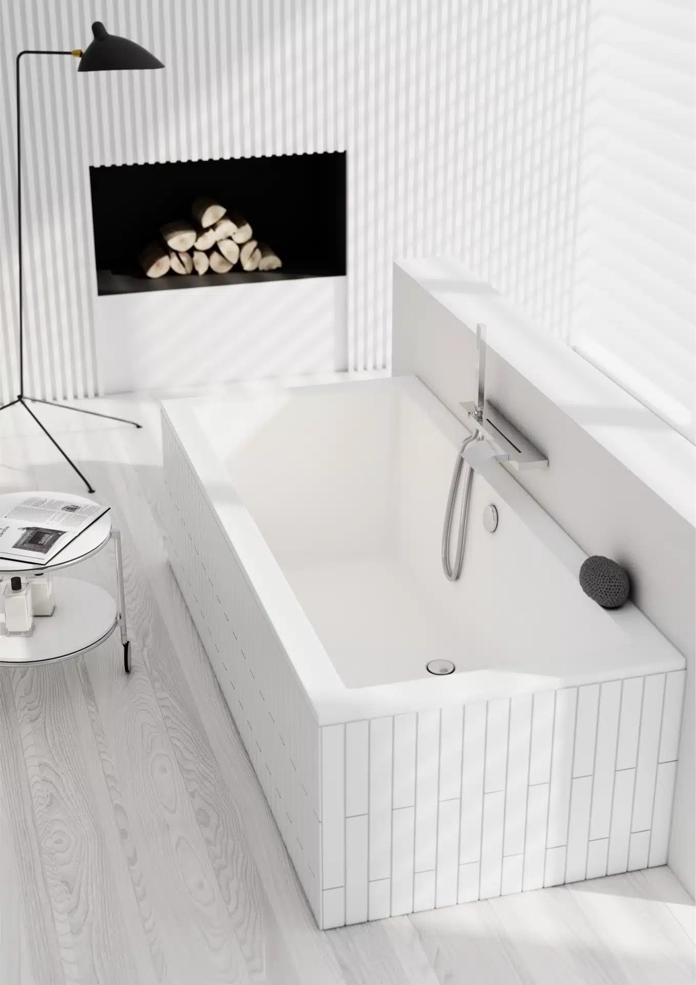 Schedline Vinca 2.0 wanna prostokątna 180x80 cm biała 3WST.V3P-18080