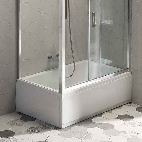 Polysan Deep brodzik 110x90 cm prostokątny biały 72363