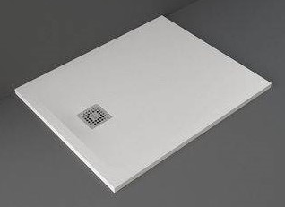 Rak Ceramics Feeling brodzik 80x100 cm prostokątny Raksolid biały RFST080100S500