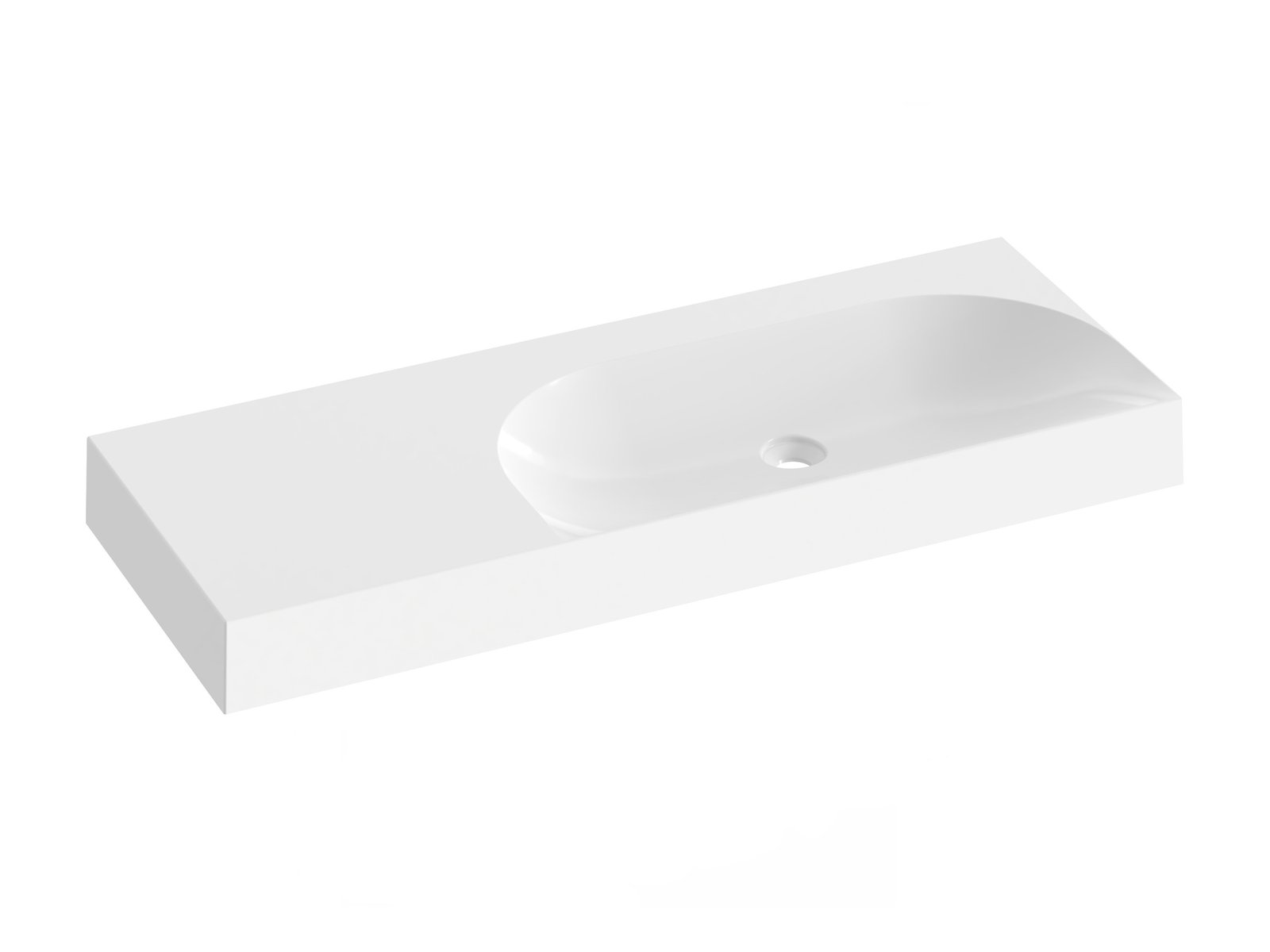 Ravak Lite umywalka 120x45 cm prostokątna meblowa biała XJXL1312000