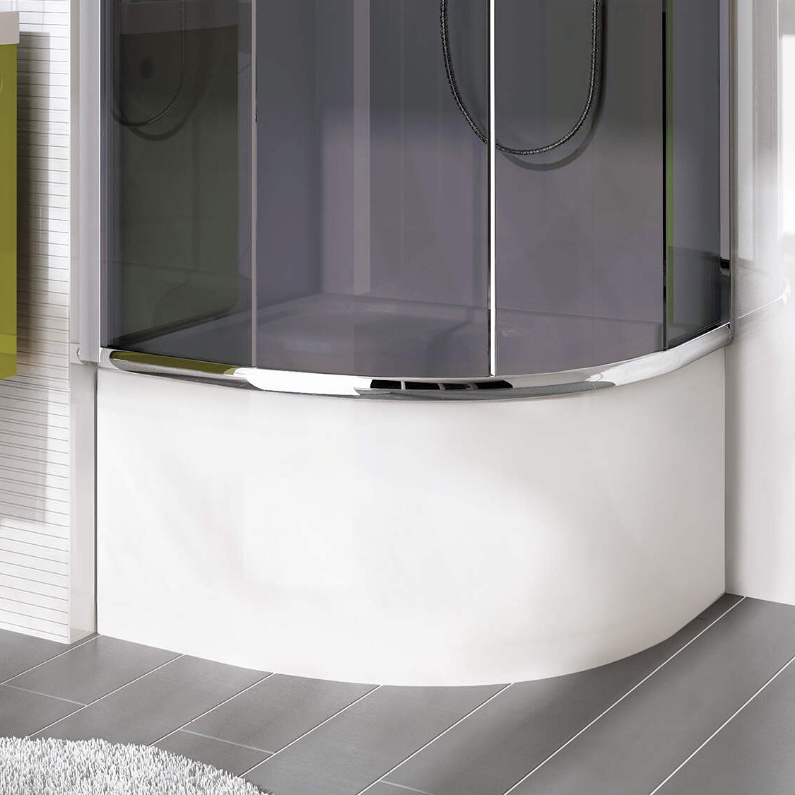 Deante Deep brodzik 90x90 cm półokrągły biały KTD041B - Wysyłka w 24h