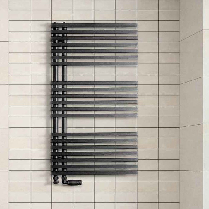 Luxrad Typ E grzejnik łazienkowy dekoracyjny 88,3x50 cm grafit TPE08830500S007
