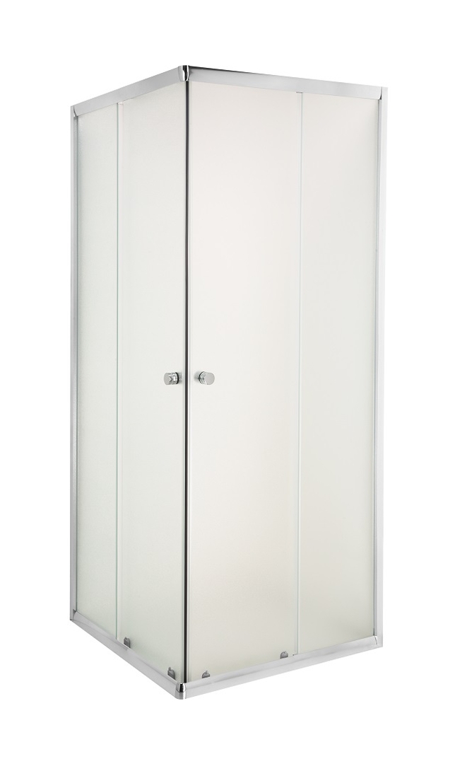 Invena Parla kabina prysznicowa 90x90 cm kwadratowa chrom/szkło mrożone AK-48-191 - Wysyłka w 24h
