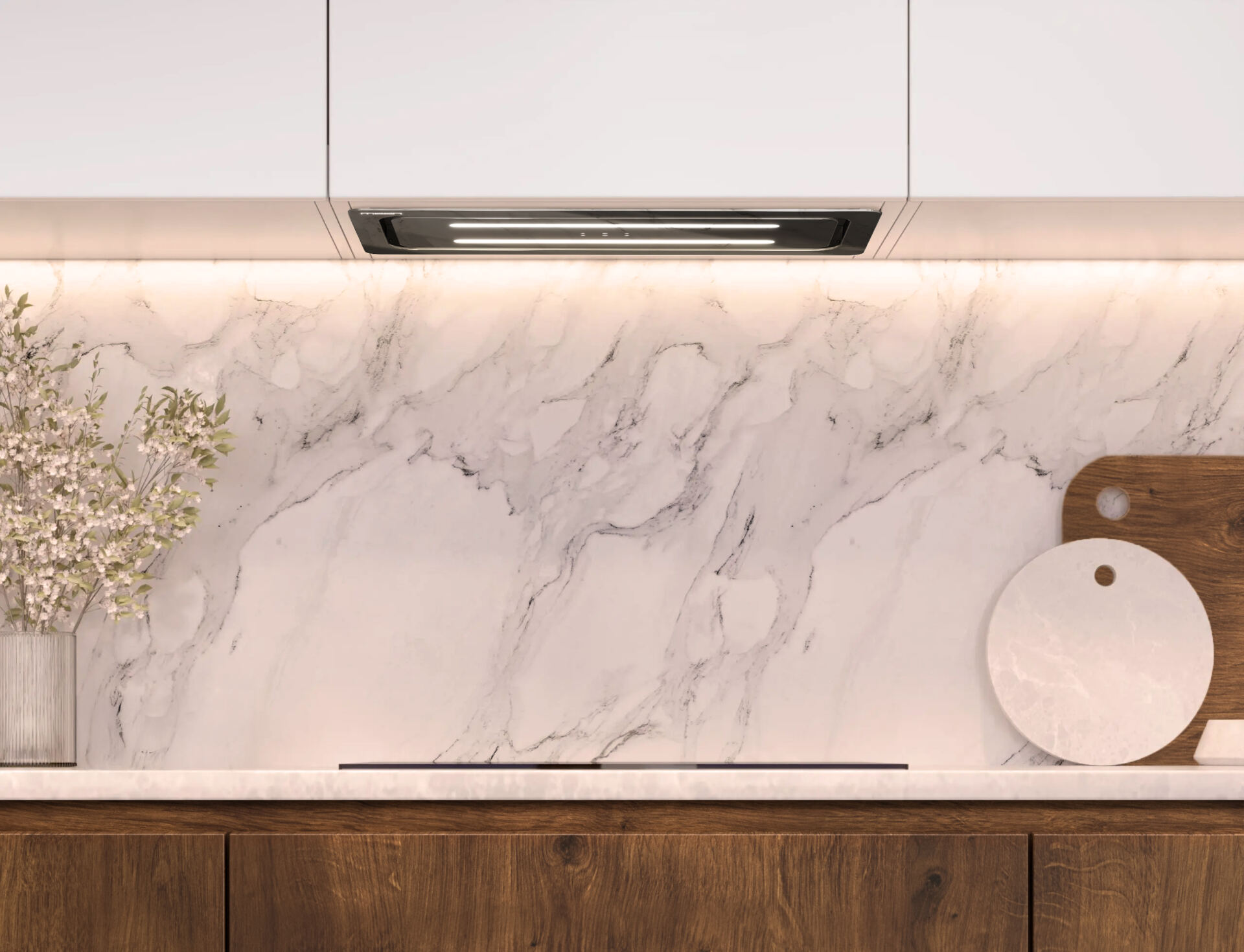 Maan Eos 60 Plus Gest Silent okap kuchenny 59,6 cm podszafkowy czarny OEOS60HGGC.S3.MC.KSB.2L.SIL_EO