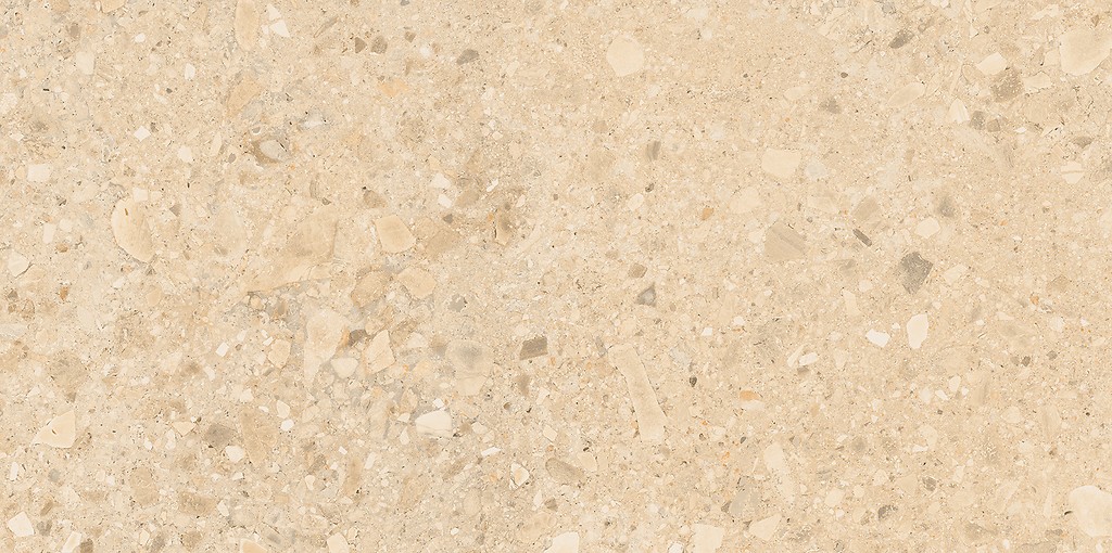 Opoczno Terrazzo Stone płytka ścienno-podłogowa 119,8x59,8 cm beżowa