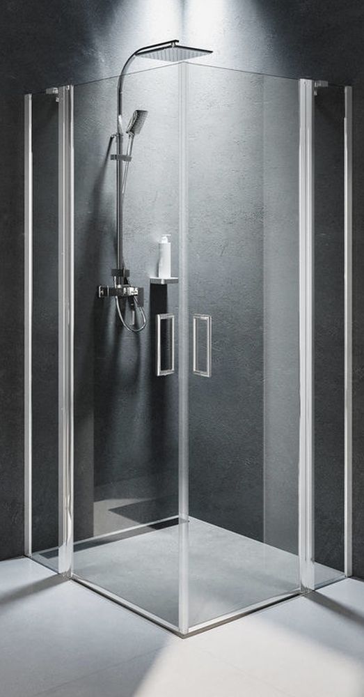 Riho Novik Z207 kabina prysznicowa 90x90 cm kwadratowa chrom błyszczący/szkło przezroczyste G003020120