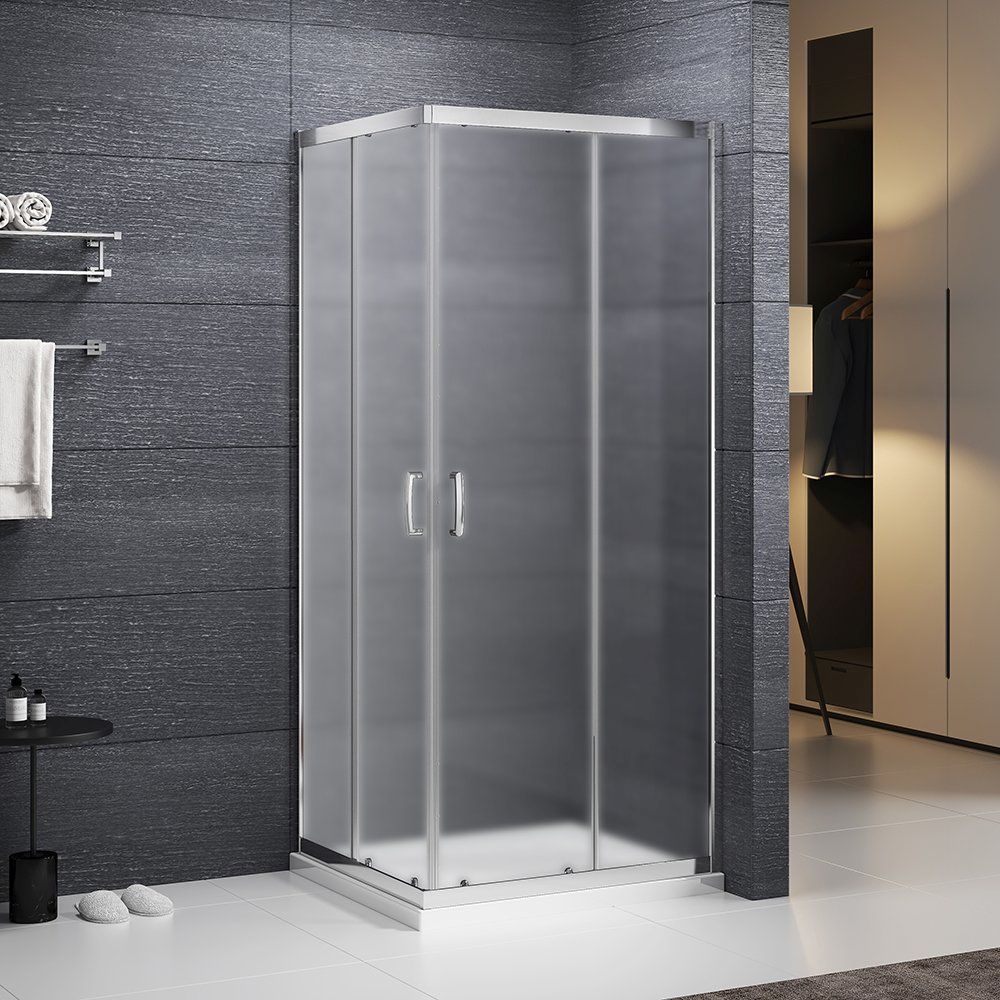 Roth Sundis Matt kabina prysznicowa 90x90 cm kwadratowa chrom połysk/szkło matowe N0797 - Wysyłka w 24h