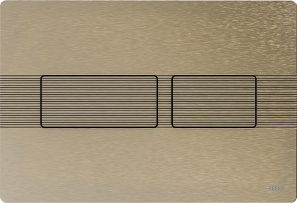 Tece Solid przycisk spłukujący do WC nikiel szczotkowany 9240437