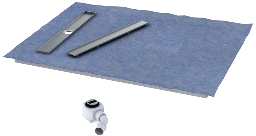 Schedpol Base brodzik podpłytkowy 90x120 cm Stamp 10.011/OLKB/SP