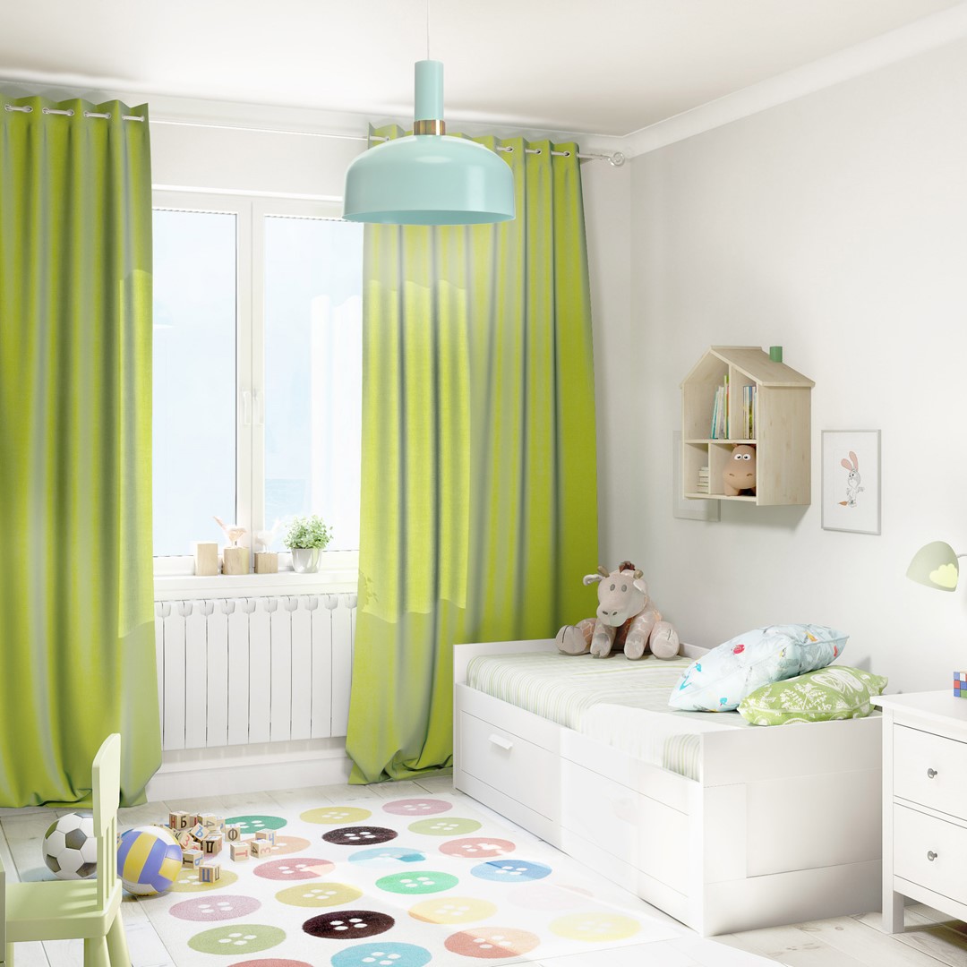 Milagro Malmo lampa wisząca 1x60W miętowo/złota MLP6200