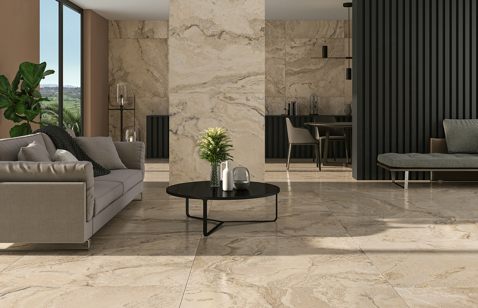 Egen Havana płytka ścienno-podłogowa 120x60 cm beżowa-brązowa