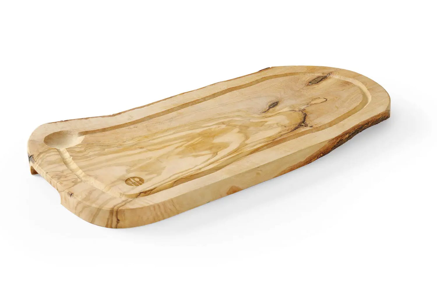 Deska do serwowania 40 x 25 cm z drewna oliwnego | 505212