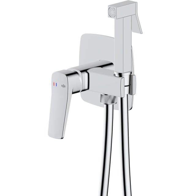 KFA Bateria bidetowa MALAGA podtynkowa ścienna chrom 4529-512-00