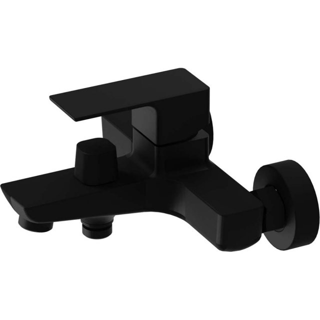 LAVITA Bateria wannowo-prysznicowa ścienna AQUILA czarna