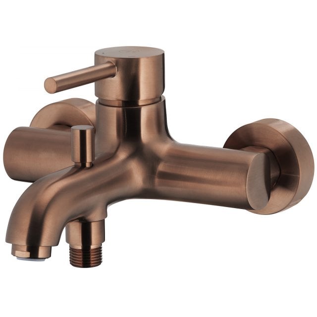 KFA Bateria wannowa MOZA ścienna różowa złota szczotkowana PVD 5034-0